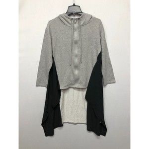 Dubgee By Whoopi Women Hi-Low Colorblock Zip Hoodie Size Medium M104 -9